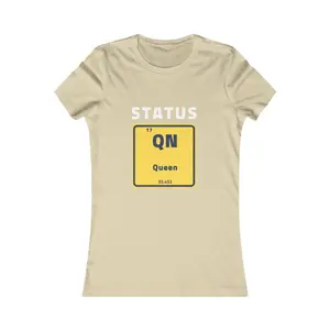 Women's The Status Queen Periodic Table Short Sleeve T Shirt *No Background*