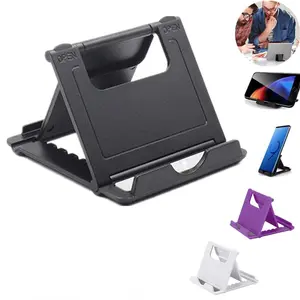 1pc Portable Universal Folding Plastic Phone & Tablet Stand