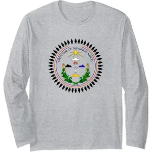 Navajo Nation Pride Long Sleeve Tee - Native American Heritage Casual Cotton T-Shirt Top