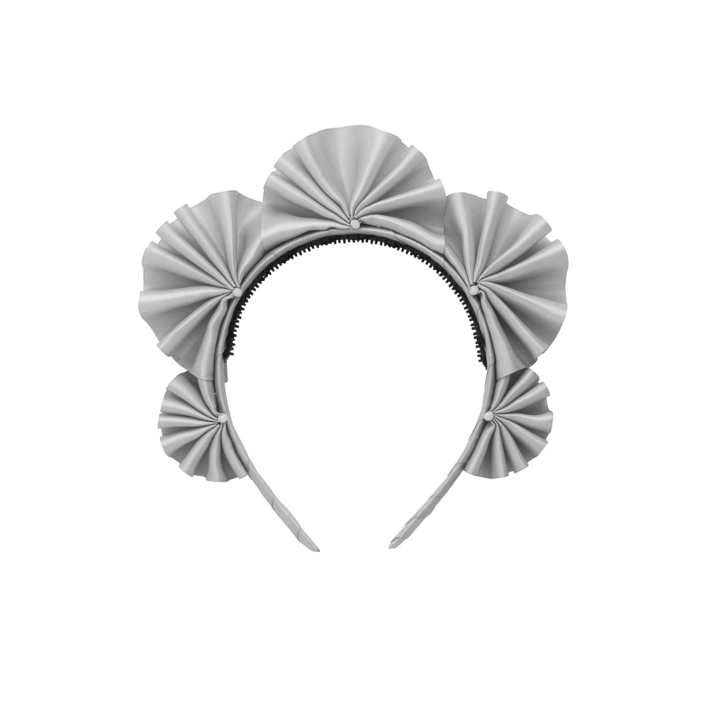 Accordion Headband - Light Silver