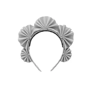 Accordion Headband - Light Silver