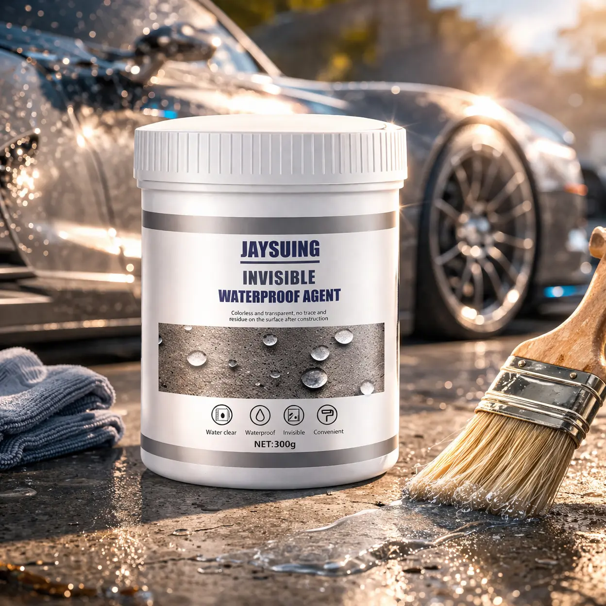 300g Transparent Leakproof Sealant Paste Direct-Apply Crack Repair Waterstop for Motorhomes Cars/RVs Home Bathroom Roof Ceramic Wall Surfaces