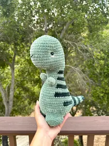 Philly the Crochet T-Rex Plush