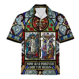 Now And Forever God You Reign Hawaiian Shirt, Jesus Name Above All Name Christianity Religion Aloha Button Down Shirt, Christian Faith Aloha Shirt for Adults and Youth