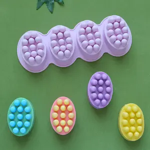 1/3pcs Massage Point Soap Silicone Molds, DIY Classic Handmade Silicone Mold, Bath Salt Bomb, Craft Soap Making Supplies, Molding