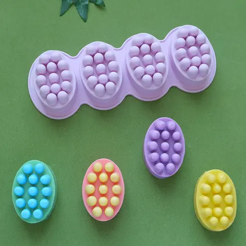 1/3pcs Massage Point Soap Silicone Molds, DIY Classic Handmade Silicone Mold, Bath Salt Bomb, Craft Soap Making Supplies, Molding