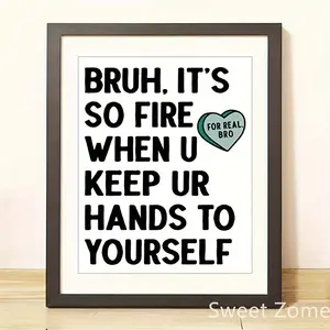 Print Artwork, [1 Classroom Rule Poster] 1 Frameless Classroom Rule Poster, Suitable for Middle School English Language Arts Decoration, High School Math and Science Classroom Wall Art, Paper Material, Size 20.32X 25.4cm