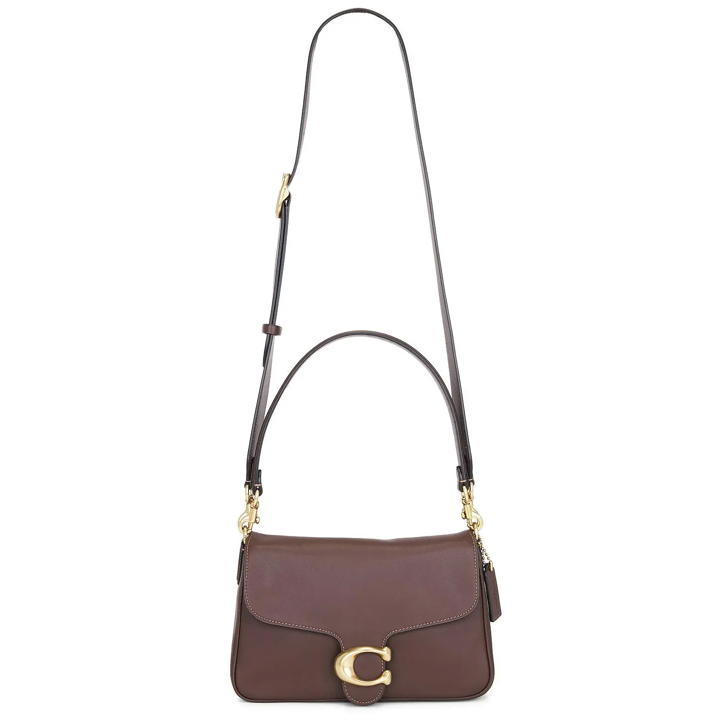 Coach Smooth Calf Leather Soft Tabby in Maple