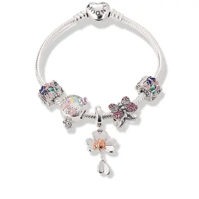 Filled Pandora Charm Bracelet TikTok Shop