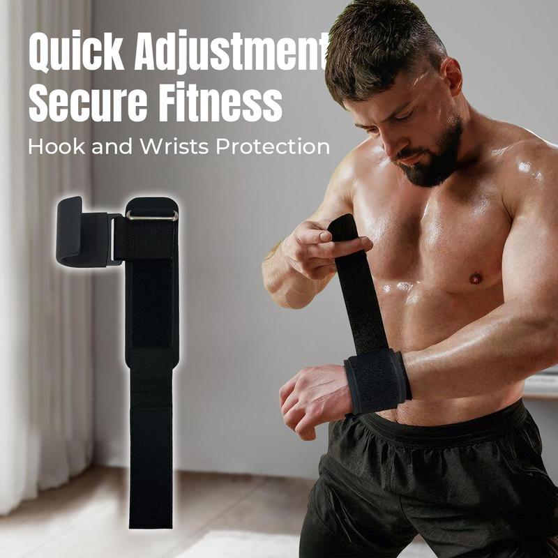 Relife Weight Lifting Straps (Pair), Gym Fitness Hooks, Weightlifting Grips, Sports Training Straps for Deadlifts, Pull-Ups and Gym Workouts, Wrist Protector for Power Lifting