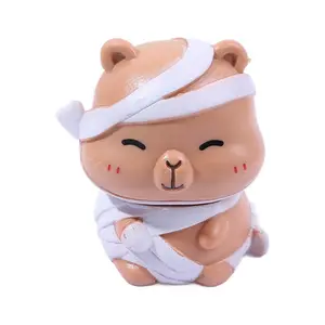 Halloween Funny Capybara Figurine Cartoon Trendy Toy Ornament Doll Machine Capybara Blind Box