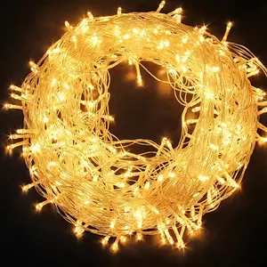 Outdoor LED String Lights Garland 10M Waterproof Fairy Light Festoon Lamp Wedding Party Holiday Gardening Decoration Light