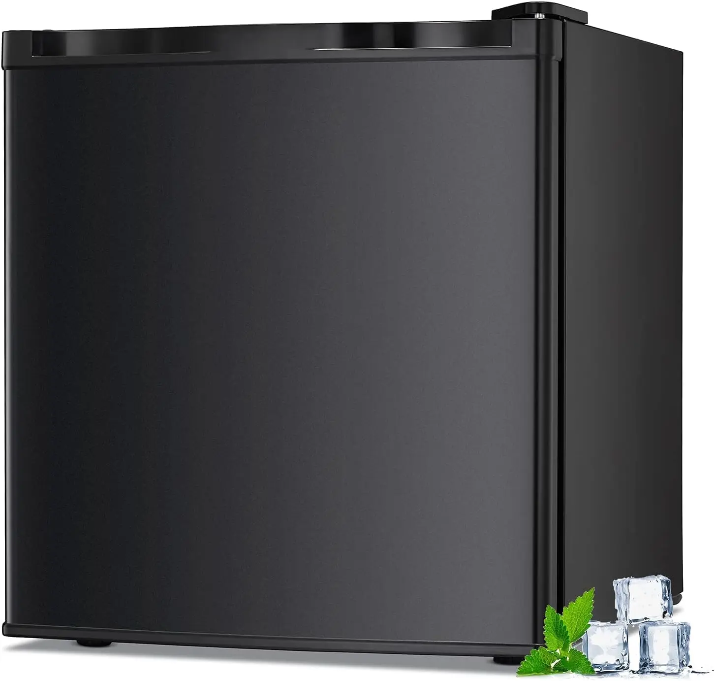 1.1 Cu.ft Small Upright Freezer, Mini Freezer with Removable Shelves, Adjustable Thermostat, Reversible Door Hinge, Quiet for Home/Dorm/Office/Kitchen summerwins