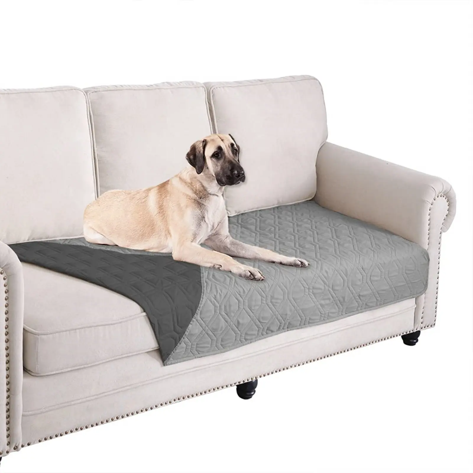30*70in  Waterproof Dog Bed Cover Pet Blanket for Furniture Bed Couch Sofa Reversible Geometric Modern Machine Washable Soft Luxurious Blanket
