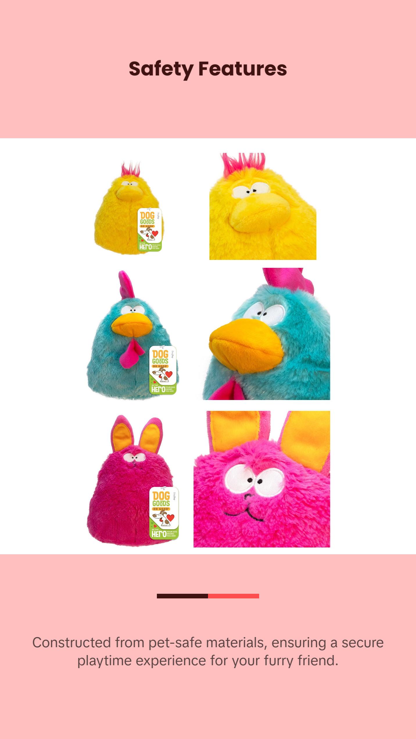 Mother Clucker: Fun Dog Toy Large Chicken Grunter by DogGoods ™