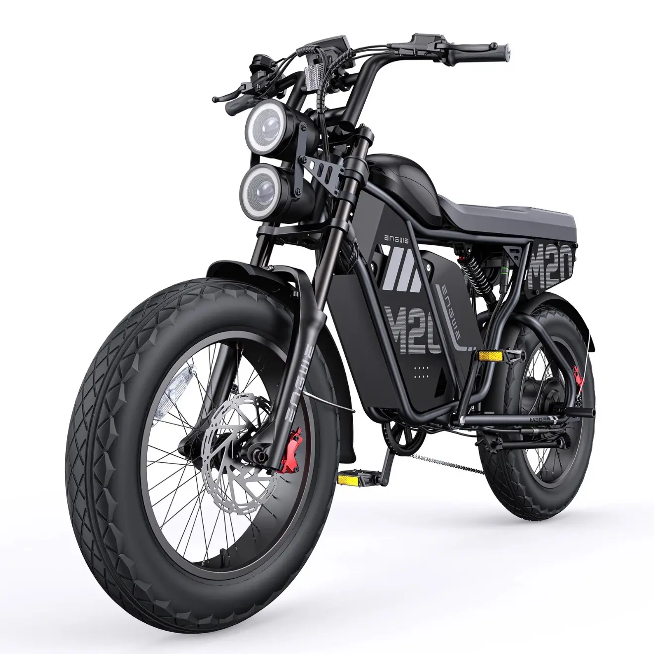 Electric Dirt Bike 3300W Peak Electric Motorcycle 60V 180-Mile Range 40AH 40MPH 17"/14"