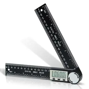 Third Generation Protractor Angle Finder, Digital Angle Ruler with 7inch/200mm, Angle Gauge for Woodworking/Carpenter/Construction Tools(2  Included) (Enhanced ABS)