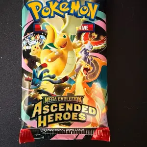 Pokemon Mega Evolution Ascended Heroes Trading Card Game - 10 Additional Game Cards - Official Brand