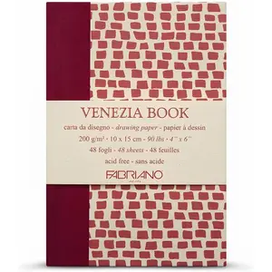 Venezia Notebook, Paper, White, 10 x 15 cm, Set of 48 Pieces