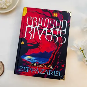 Crimson Rivers Complete Series Fanfiction Book US | Dark Fantasy Survival Game Romance | Enemies to Lovers High Stakes Deadly Trials | Morally Grey Characters Violence Betrayal | Emotional Brutal Storyline | BookTok Viral Dark Read Gift