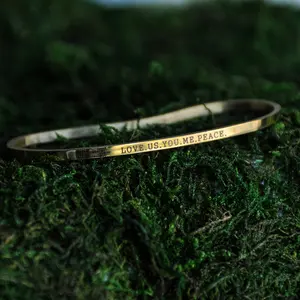 LOVE. US. YOU. ME. PEACE. PALM BRACELET