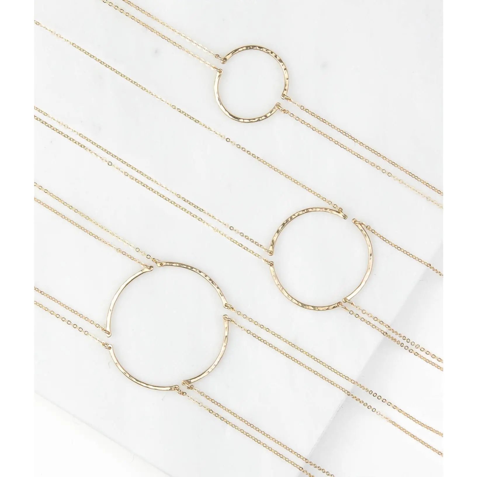 Endless Circle Friendship Necklace Sets