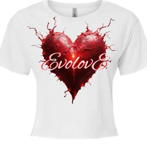 EvolovE Cropped T Heart