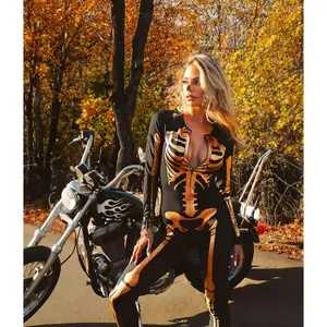 Gold Skeleton Bodysuit Costume Gold Skeleton Bodysuit Costume