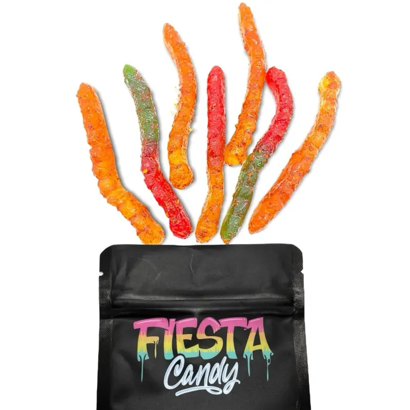 Fiesta Candy Chamoy Mini Worms 8oz