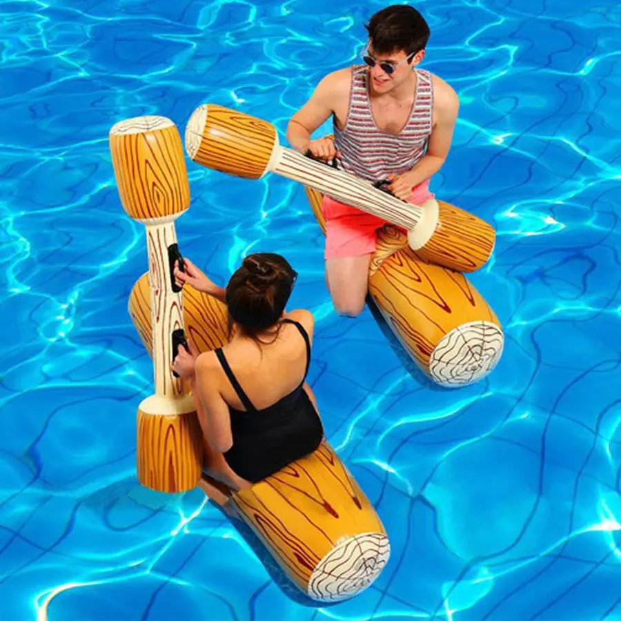 Portable Foldable Inflatable Pool Float Lounge, Dual Person Water Fun, Durable PVC Material, Suitable for Adults, Pools, Beaches, Water Activities, Inflatable Pool Floaters, Pool Floats Lounger