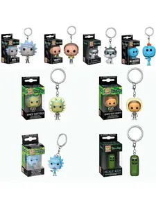Ricky Keychain Ricky Morty Accessory, Mini Charm Gift for Friends Girlfriend Family, Perfect Rickmorty Fan Item
