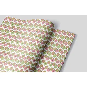 Watercolor Christmas Ornaments Gift Wrap - 3 Sheets