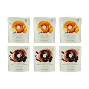 DELIGHT PROJECT Korean Cream Soup Bagel Chips 6-Pack Combo - 3x Original Cream Soup & 3x Chocolate Cinnamon Flavors, 55g Each - Crunchy Snack, Online