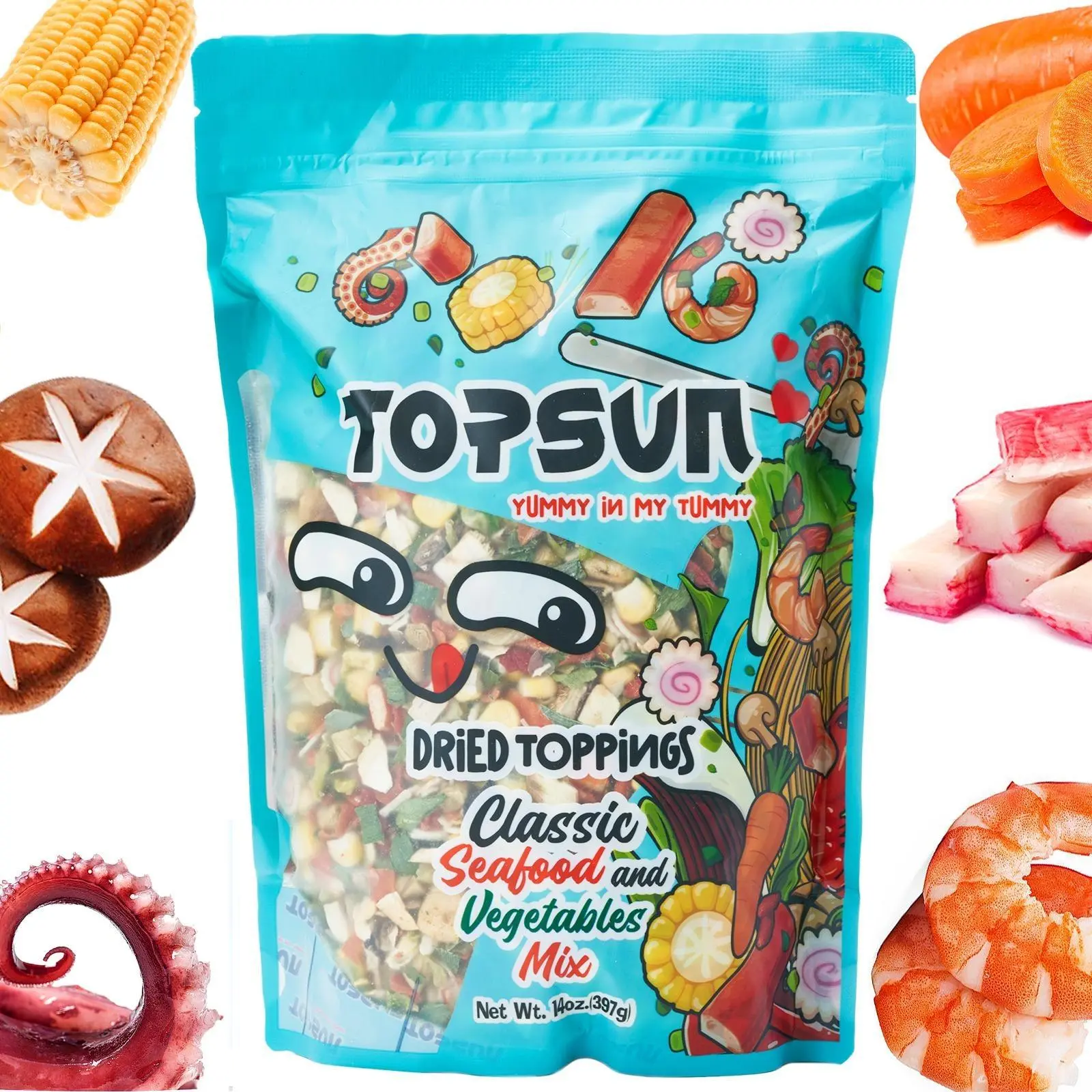 Seafood Ramen Toppings Mix