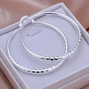 Glow Jewelry Stainless Steel/18K Gold/Black Plated Hoop Earrings for Women  Hoops Hypoallergenic Fashion Jewelry(Gift Wrapped)