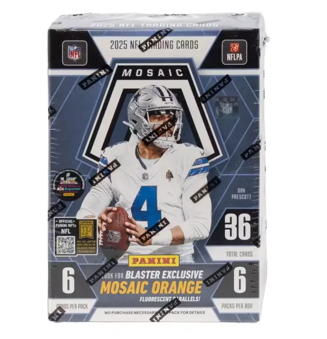 NFL 2025 Mosaic Blaster Box (Orange Parallel)