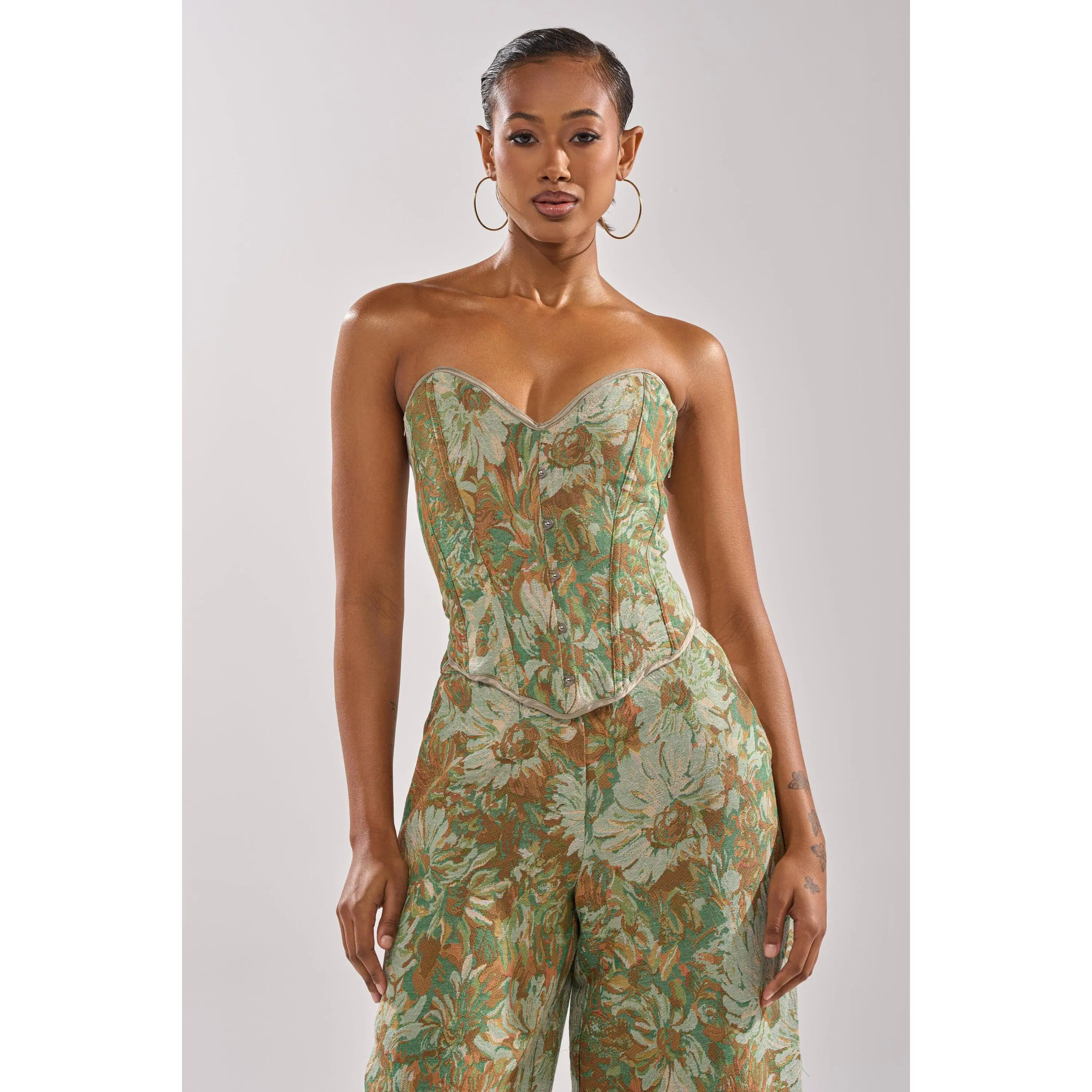 LOVERS FLORAL CORSET