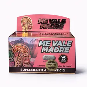 Me Vale Madre Stress Relief & Mood Support Supplement with Melatonin – Helps Anxiety, Sleep, Headache Relief – 30 Tablets