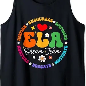 Ela Dream Team Specialist Teacher English Language Arts Tank Top