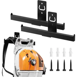 Backpack Leaf Blower Hanger, Backpack Sprayer Wall,Heary Duty Blower Organizer Holder for, Weed Eater Hanger, Lawn Care Accessories, 2 Packs