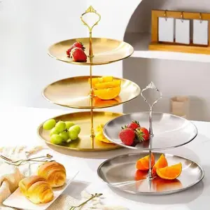 display dessert rack  decorate a dessert rack  3-layer Metal Dessert Stand, Fruit Stand, Cake Stand, Serving Stand, Dessert Display Stand, Kitchen Accessories, Home Decor