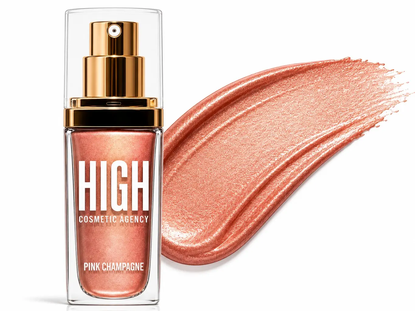 High Cosmetic Agency Bronzer Booster Body Skin Tint – Pink Champagne | Lightweight Body Bronzing Lotion for Face & Body | Buildable Radiant Glow | Vegan & Cruelty-Free