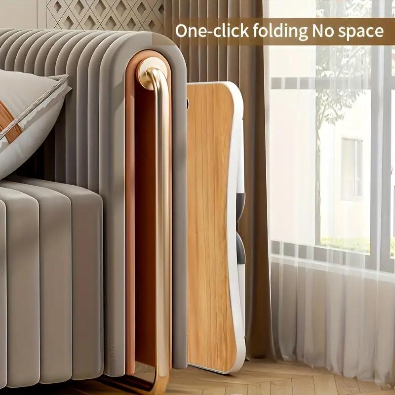 [Portable Laptop Table] Ultra Large Portable Laptop Bed Table | Multi Functional Tray Holder With Cup Holder And Drawer, USB, Fan, And Light - Perfect For Eating, Reading, And Writing On Beds, Sofas, Floors - Stable, Durable, And Foldable