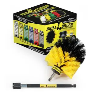 Original Black Brush & 5in Ext. - Medium Stiff - Bathroom Taps & Drains | O-S-Y-5X-QC-DB