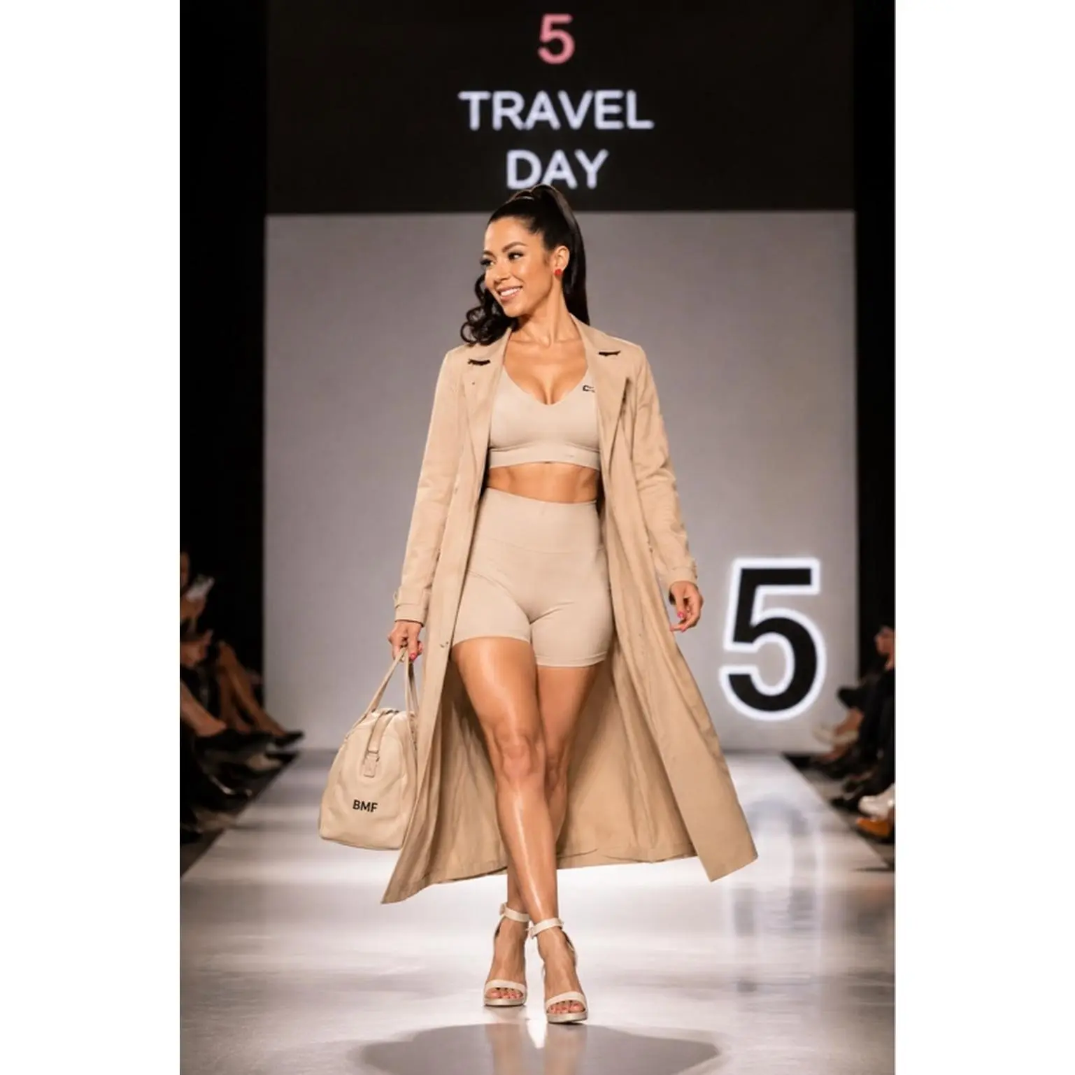 Travel Day Crème and Black S-XL Collection - Perfect for Travel and Everyday Wear