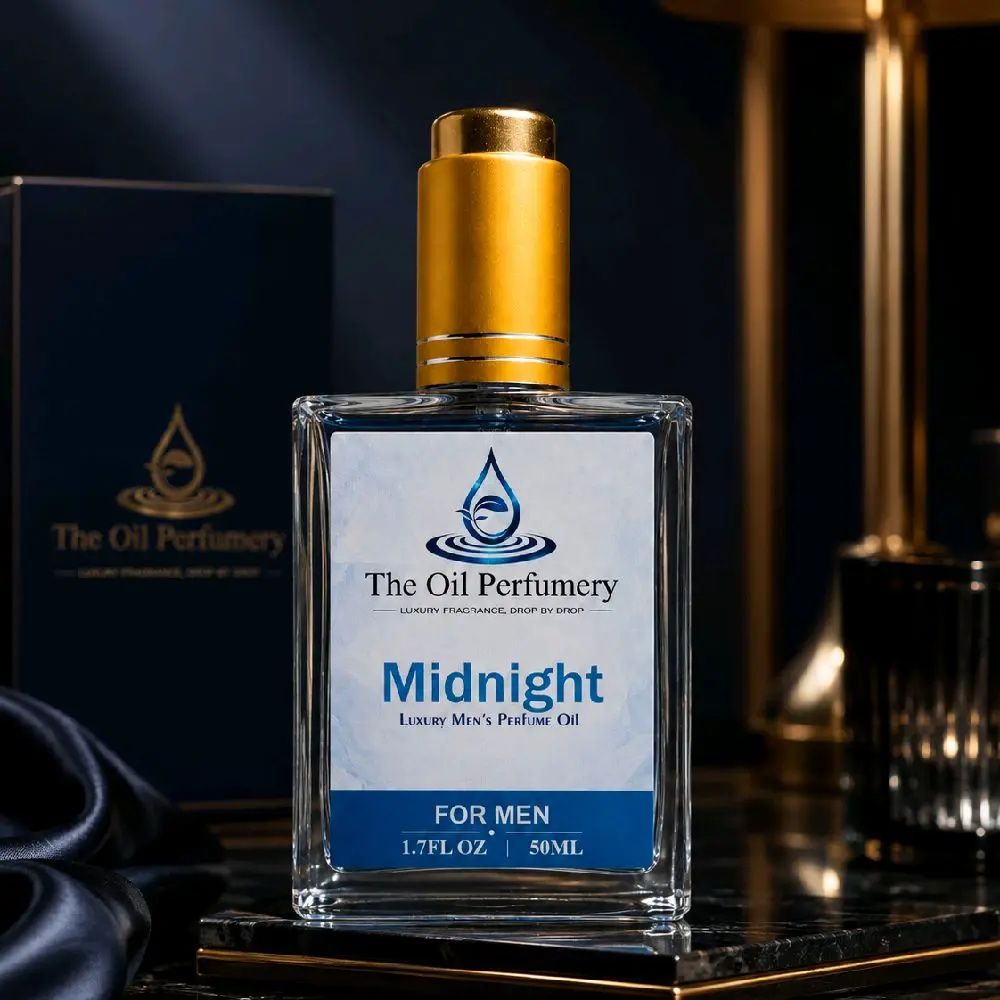 Midnight Luxury Perfume Oil, 2 fl oz (60 mL) - Long-Lasting Fragrance