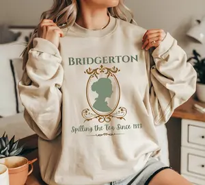 Bridgerton Tee Spill the Tea Shirt Lady Whistledown's T-Shirt Bridgerton Fan Shirt Bridgerton Aesthetic Literary Fan TShirt Historical Drama