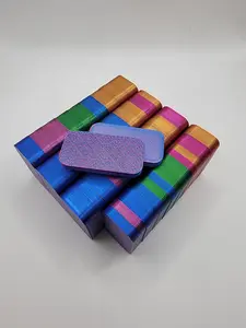 Tektonix Magnetic Sliding Fidget Box - 36 Stress Relief Toys for Kids and Adults