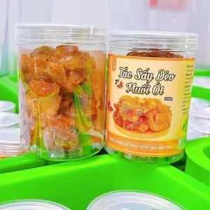 Dried Kumquat With Salt Chili 10.5oz - Mứt Tắc Sấy Muối Ớt 300g/hủ