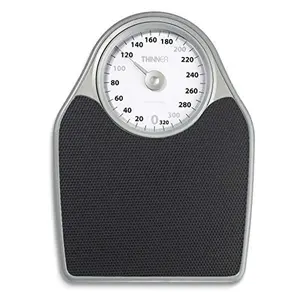 Black Analog Bathroom Scale for Accurate Body Weight Measurement – Stylish and Reliable Design